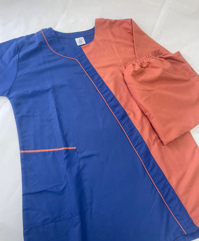 Xl  يونيفورم قطن  للعاملات بنطلون وقميص