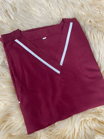 xl  يونيفورم قطن  للعاملات بنطلون وقميص