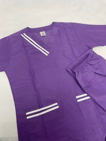 Xl  يونيفورم قطن  للعاملات بنطلون وقميص