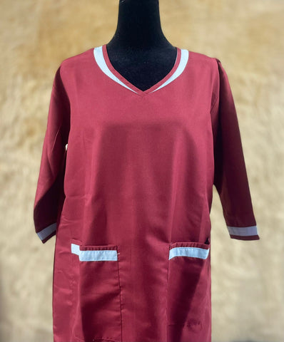 2XL يونيفورم جلابية للعاملات مقاس