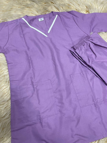 Xl  يونيفورم قطن  للعاملات بنطلون وقميص
