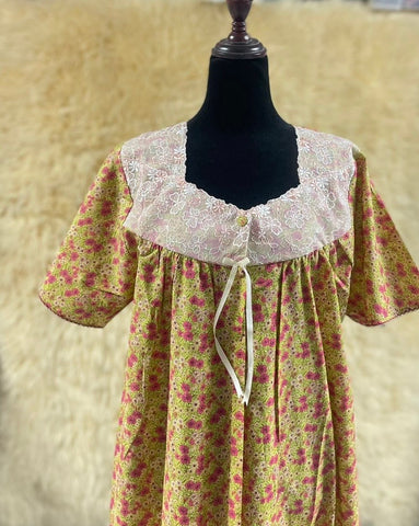 جلابية قطن ليبرتي  نص كم⁩⁩⁩⁩⁩⁩⁩⁩ 2XL