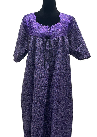 جلابية قطن ليبرتي  نص كم⁩⁩⁩ 2XL