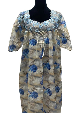 جلابية قطن ليبرتي  نص كم⁩⁩⁩ 2XL