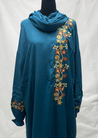 ⁨⁨⁨لبس صلاة قطن  100%  مع شيلة (وارين وربع *22انش)⁩⁩⁩