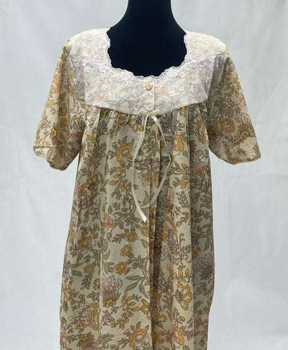 جلابية قطن ليبرتي  نص كم⁩⁩⁩ 2XL