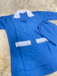 2xl  يونيفورم قطن  للعاملات بنطلون وقميص