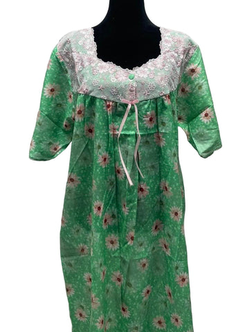 جلابية قطن ليبرتي  نص كم⁩⁩⁩ 2XL 💕