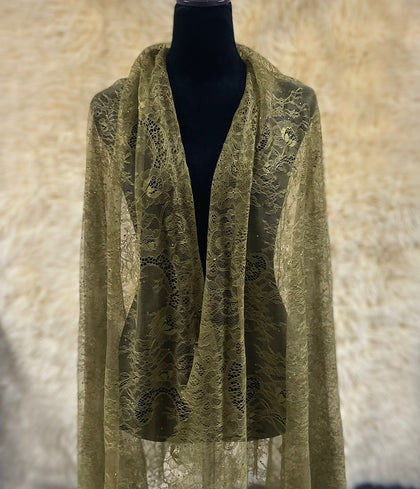 شيل دانتيل بفصوص  ⁩