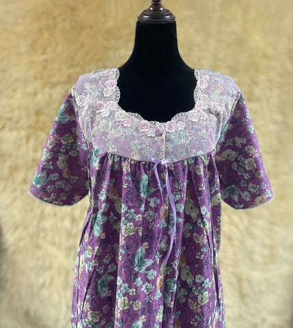 جلابية قطن ليبرتي  نص كم⁩⁩⁩⁩⁩⁩⁩⁩ 2XL