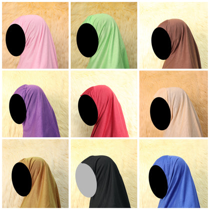 حجاب اندونيسي  للخدم ( اللون حسب المتوفر)