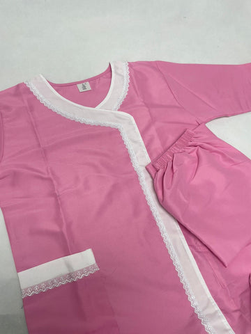 Xl  يونيفورم قطن  للعاملات بنطلون وقميص