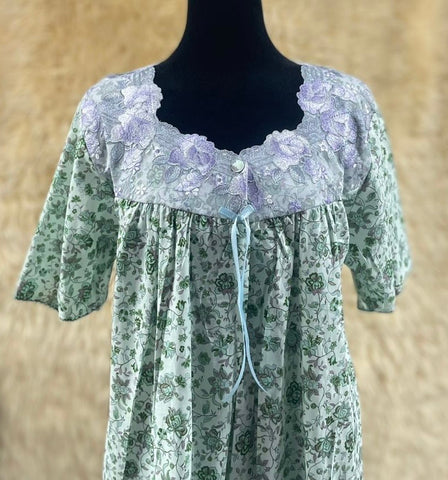 جلابية قطن ليبرتي  نص كم⁩⁩⁩⁩⁩⁩⁩⁩ 2XL