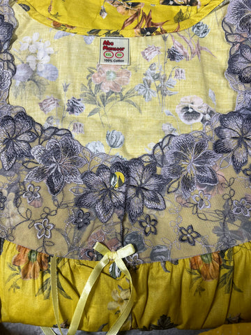 جلابية قطن ليبرتي  نص كم⁩⁩⁩ 2XL