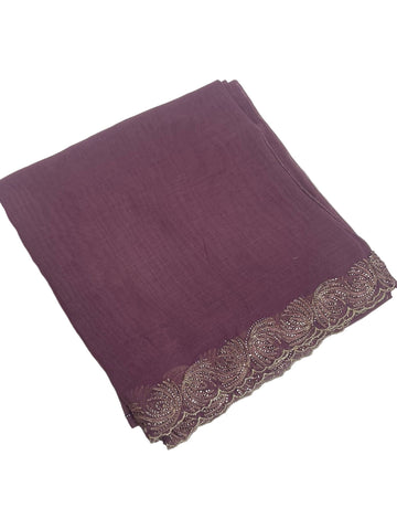 شيل ويل مطرزة ⁩