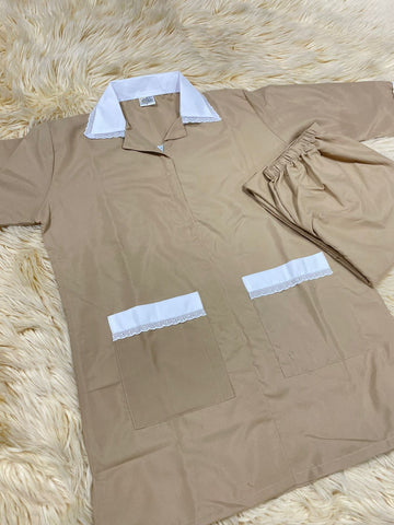2XL يونيفورم للعاملات قطن بنطلون وقميص⁩⁩⁩⁩⁩⁩⁩⁩⁩⁩