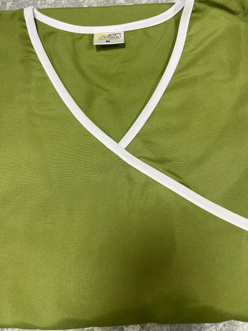 2xl  يونيفورم قطن  للعاملات بنطلون وقميص