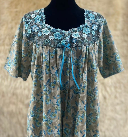 جلابية قطن ليبرتي  نص كم⁩⁩⁩⁩⁩⁩⁩⁩ 2XL