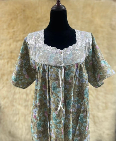 جلابية قطن ليبرتي  نص كم⁩⁩⁩⁩⁩⁩⁩⁩ 2XL