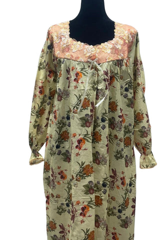 L جلابية قطن ليبرتي كم طويل الكم لاستيك⁩⁩⁩⁩⁩⁩⁩⁩⁩⁩