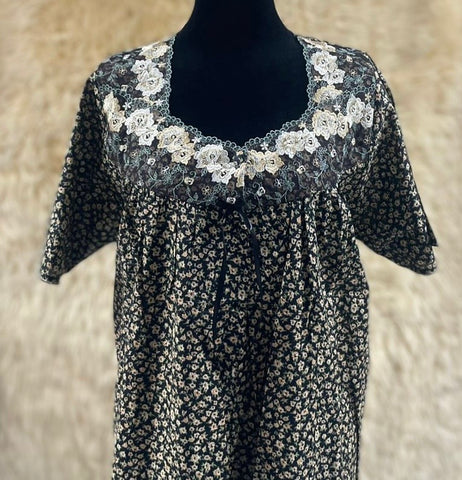 جلابية قطن ليبرتي  نص كم⁩⁩⁩⁩⁩⁩⁩⁩ 2XL