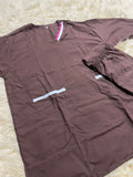4XL  يونيفورم قطن  للعاملات بنطلون وقميص