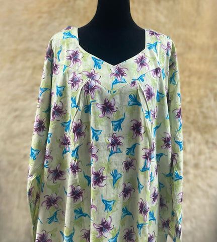 XL جلابية هريس كيمري كم طويل⁩