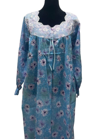 L جلابية قطن ليبرتي كم طويل الكم لاستيك⁩⁩⁩⁩⁩⁩⁩⁩⁩⁩