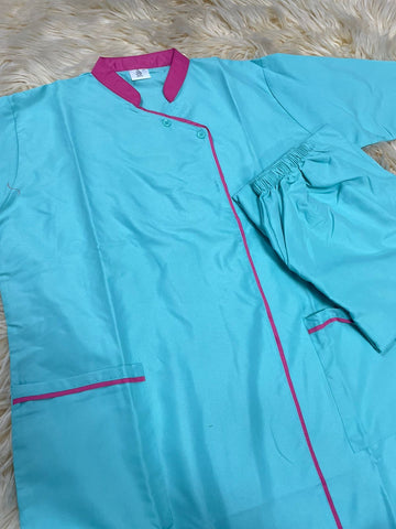Xl  يونيفورم قطن  للعاملات بنطلون وقميص