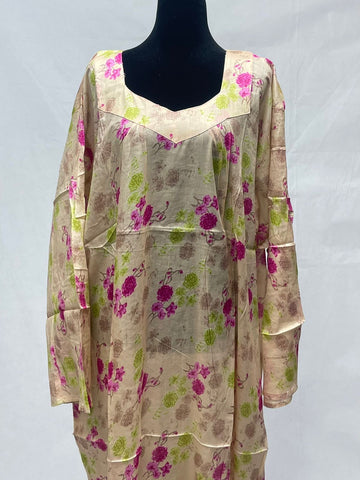 4XL جلابية هريس شربت  خفيفه كم طويل