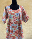 2XL جلابية هريس شربت نص كم