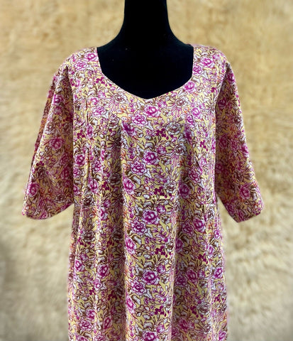 4XL جلابية هريس كيمري نص كم