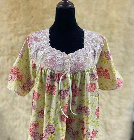 جلابية قطن ليبرتي  نص كم⁩⁩⁩⁩⁩⁩⁩⁩ 2XL