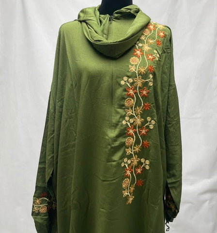 ⁨⁨⁨لبس صلاة قطن  100%  مع شيلة (وارين وربع *22انش)⁩⁩⁩