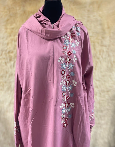 ⁨⁨⁨لبس صلاة قطن  100%  مع شيلة (وارين وربع *22انش)⁩⁩⁩