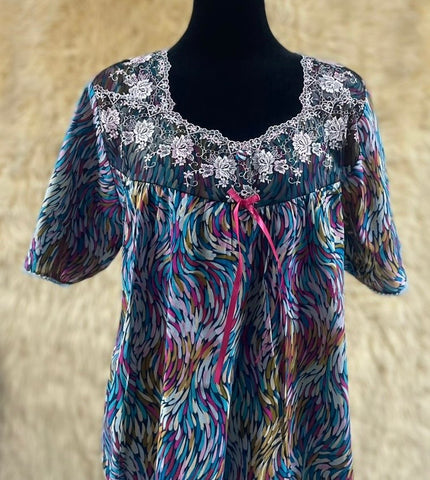 جلابية قطن ليبرتي  نص كم⁩⁩⁩⁩⁩⁩⁩⁩ 2XL