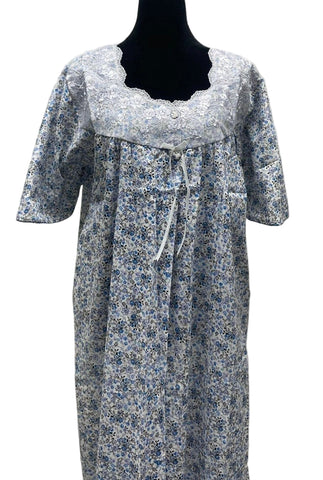 L  جلابية قطن ليبرتي  نص كم⁩⁩⁩⁩⁩⁩⁩⁩