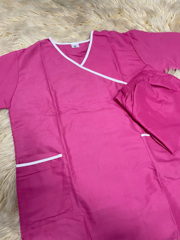 4xl  يونيفورم قطن  للعاملات بنطلون وقميص