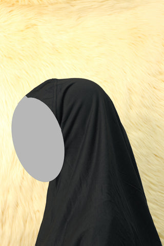حجاب اندونيسي  للخدم - لون اسود