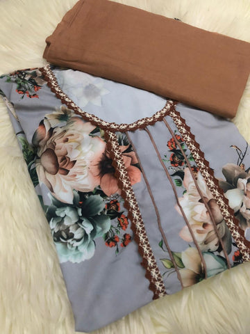 2XL جلابية حرير اسكادا كم طويل