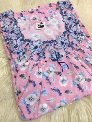 2xl  جلابية قطن اندونيسي نص كم