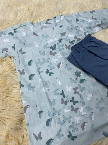 2XL  يونيفورم قطن مقاس