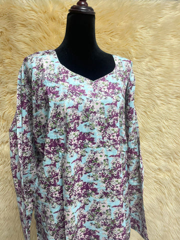 2XL جلابية هريس كيمري كم طويل⁩