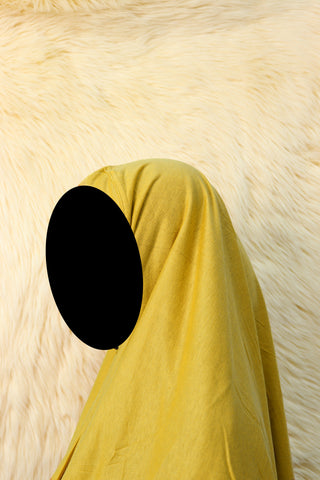 حجاب اندونيسي  للخدم - لون اصفر