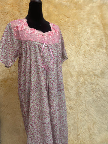2XL  جلابية قطن ليبرتي  نص كم⁩⁩⁩⁩⁩⁩⁩⁩⁩⁩⁩⁩⁩⁩⁩