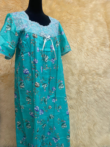 2XL  جلابية قطن ليبرتي  نص كم⁩⁩⁩⁩⁩⁩⁩⁩⁩⁩